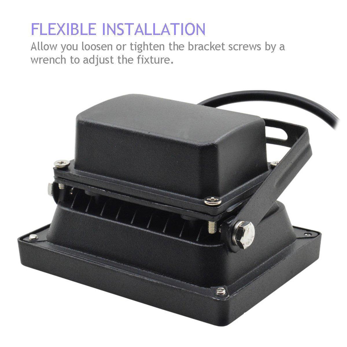 Mini IP65 Waterproof 12V AC/DC LED Flood Light - 10W, 900LM, Daylight White - High-Quality Outdoor L