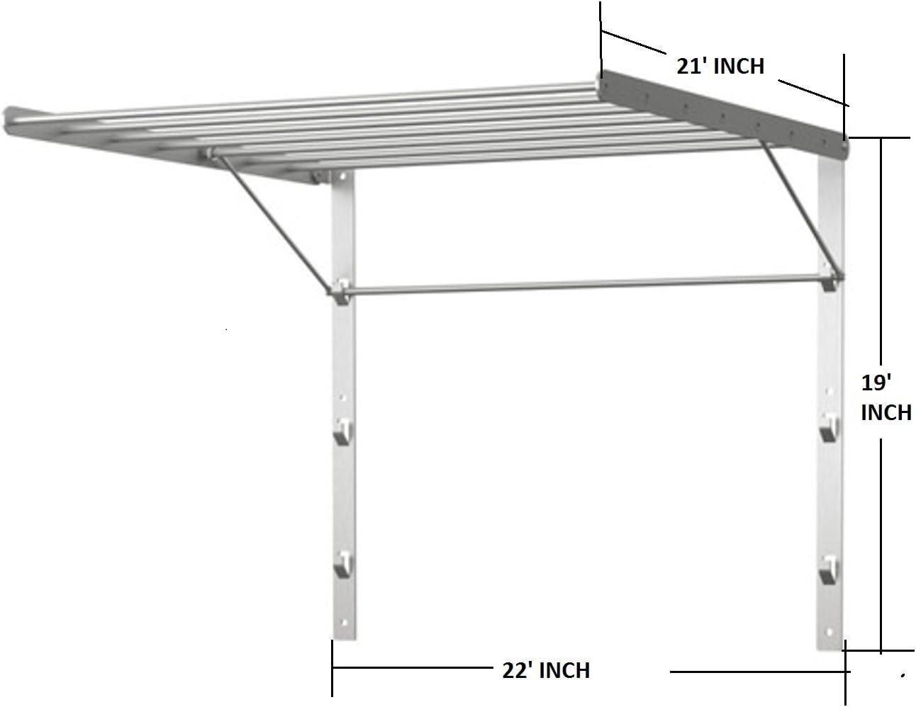 Stainless Steel Wall Mounted Space Saving Drying Rack