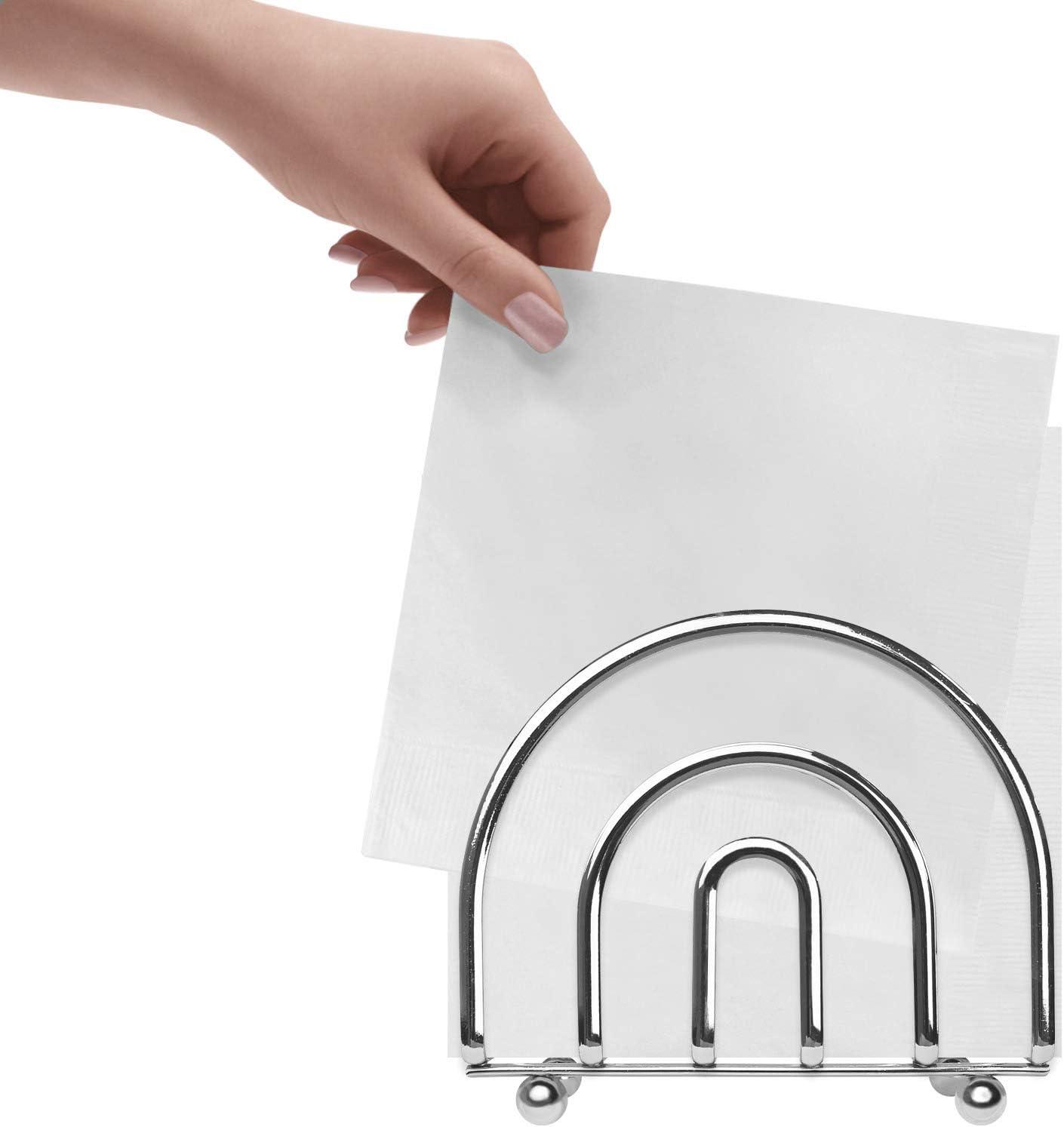 Blue Donuts Chrome Collection Napkin Holder