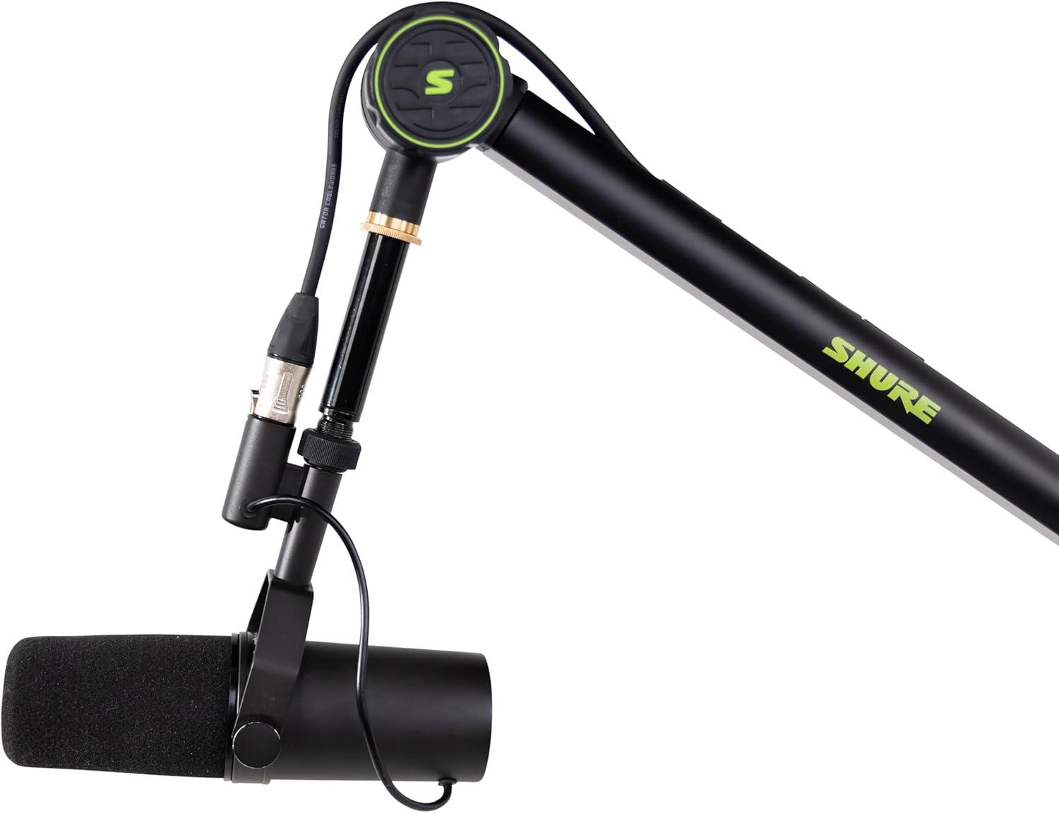 Shure Deluxe Articulating Desktop Mic Boom Stand with 360-Degree Rotation