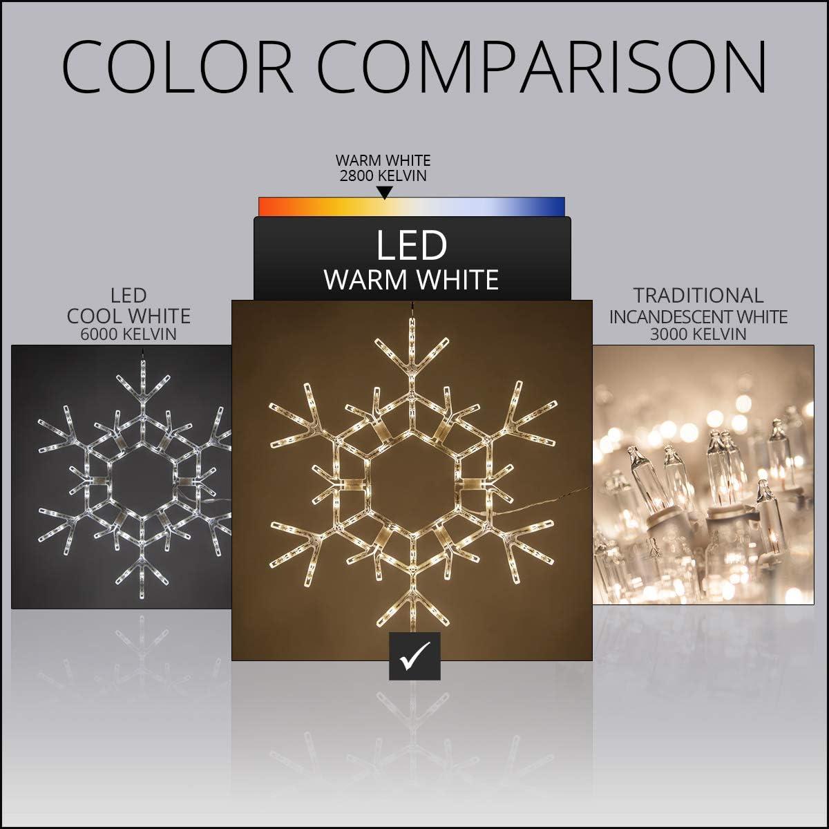 The Holiday Aisle® LED Folding Snowflake