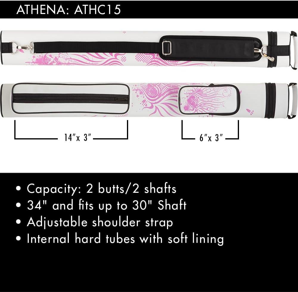 Athena ATHC15 Pool Cue Case Billiard Stick Bag Billiards Cues