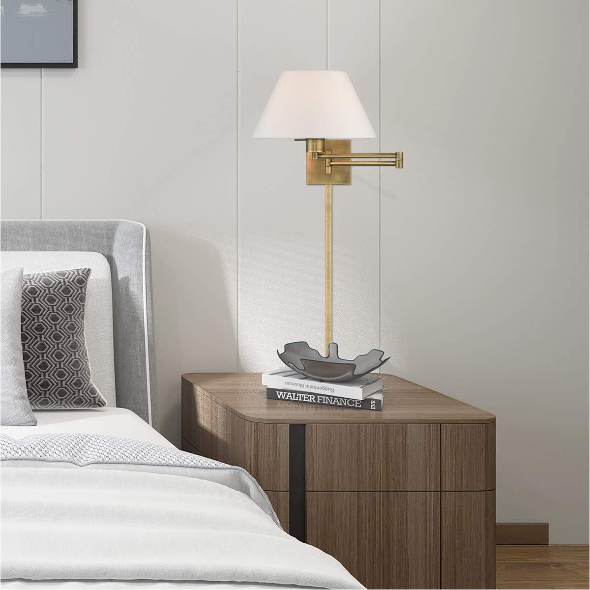Livex Lighting 1 - Light Wall Light in  Antique Brass