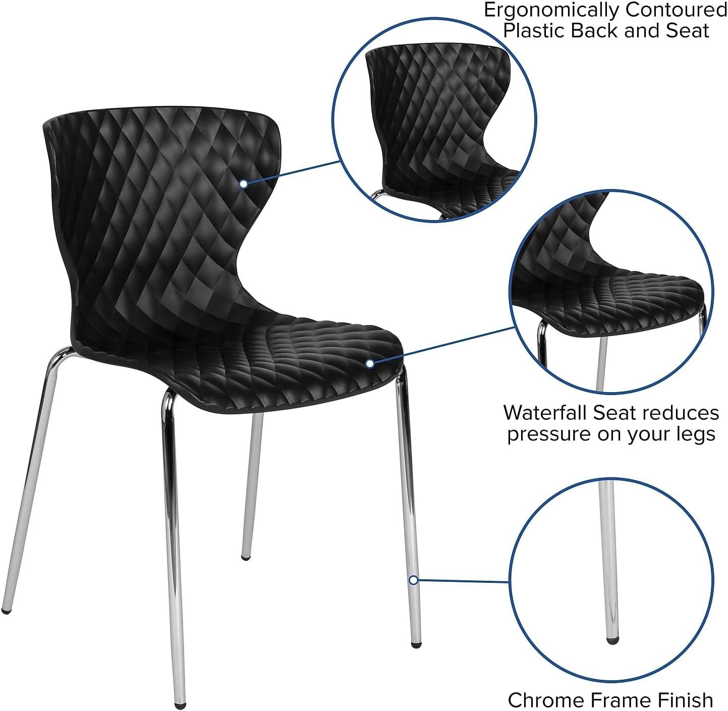 Flash Furniture Lowell Contemporary Plastic Stack Chair
