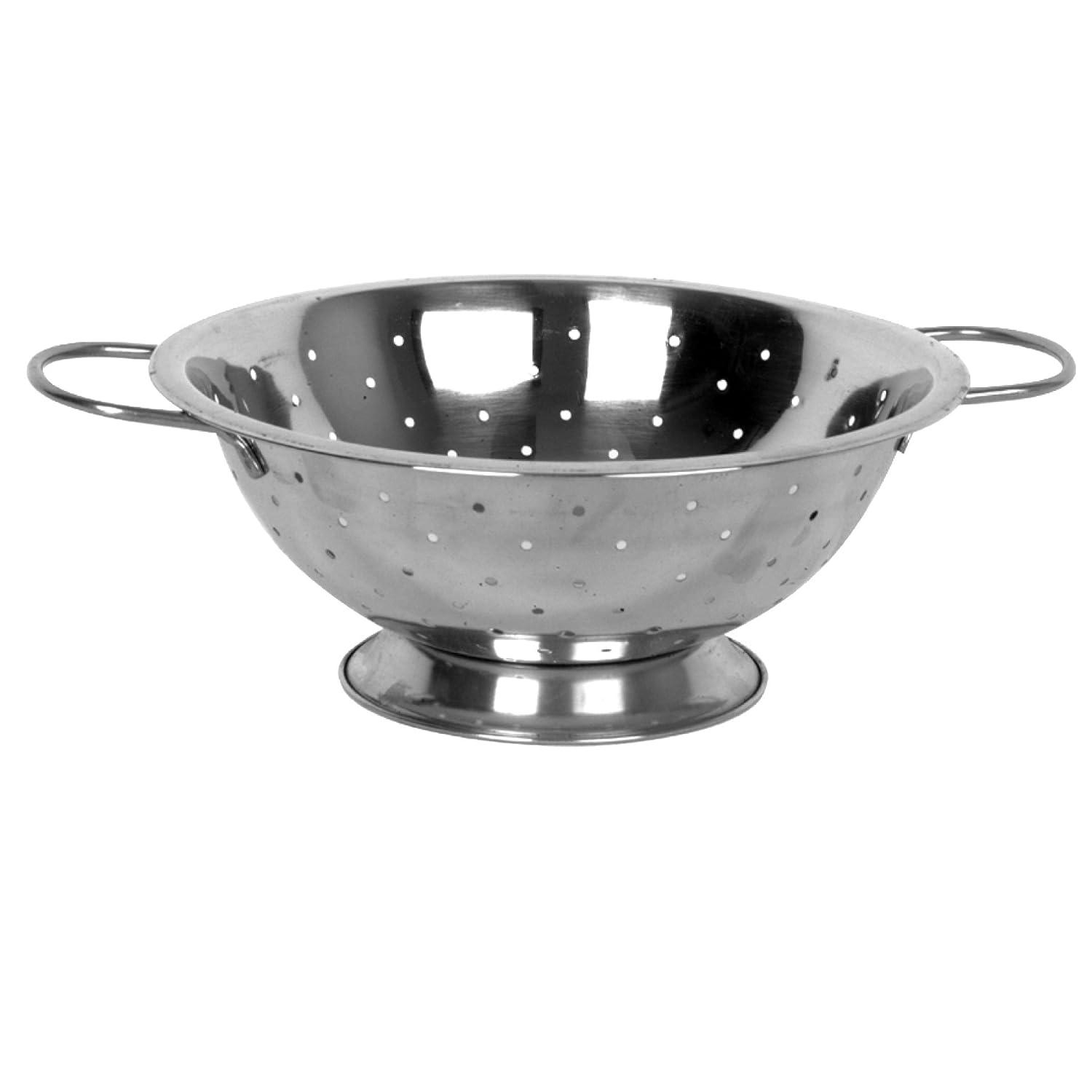 13 Quart Stainless Steel Colander with Handles and Base