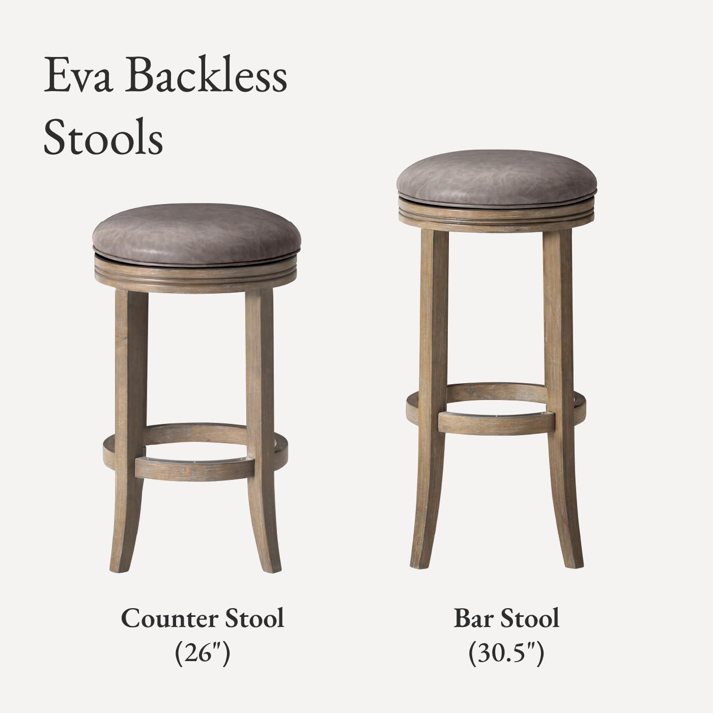 Maven Lane Maven Lane Eva Stool with Fabric Upholstery