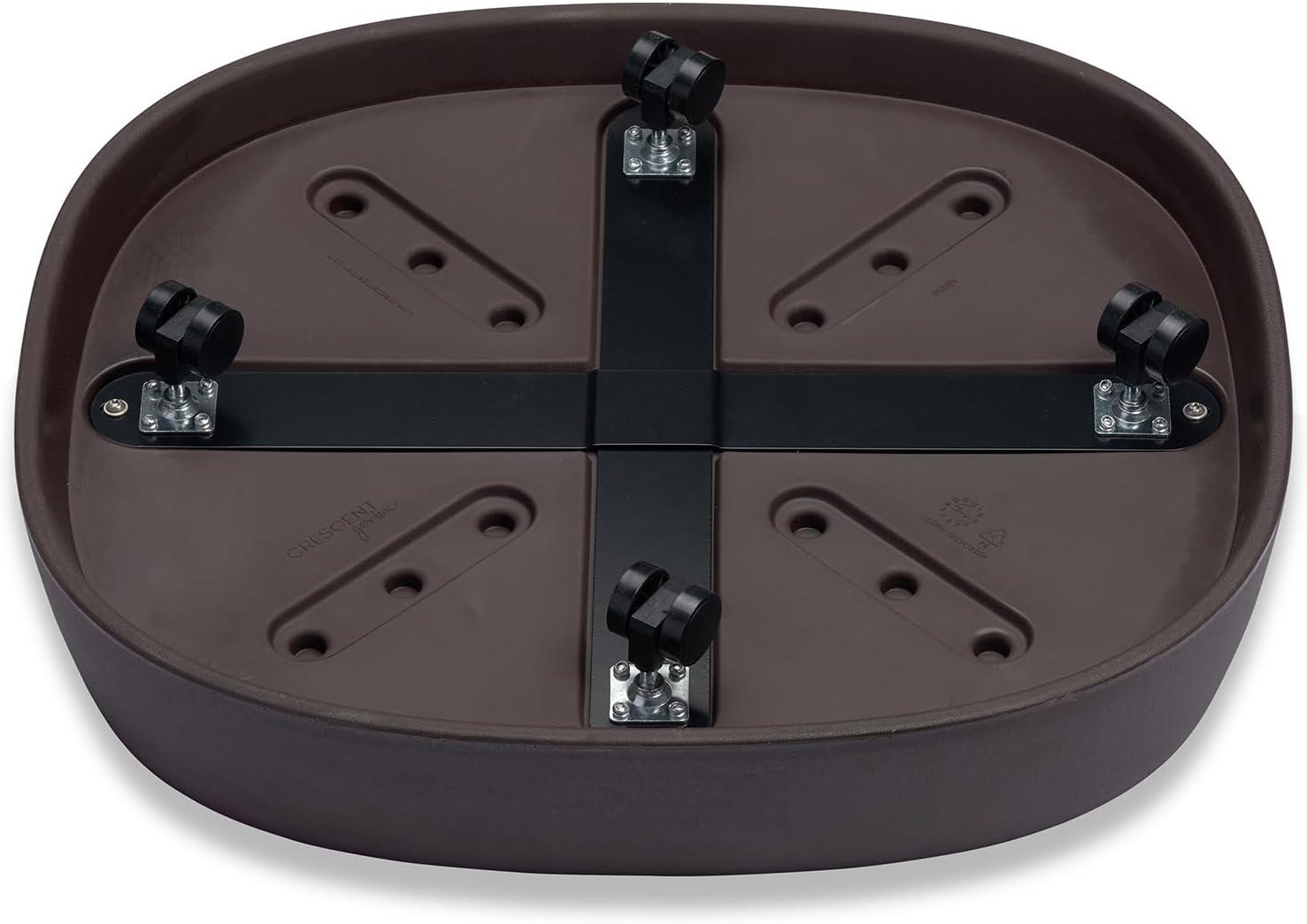 Crescent Garden Pebble Modern Durable Plant Caddy