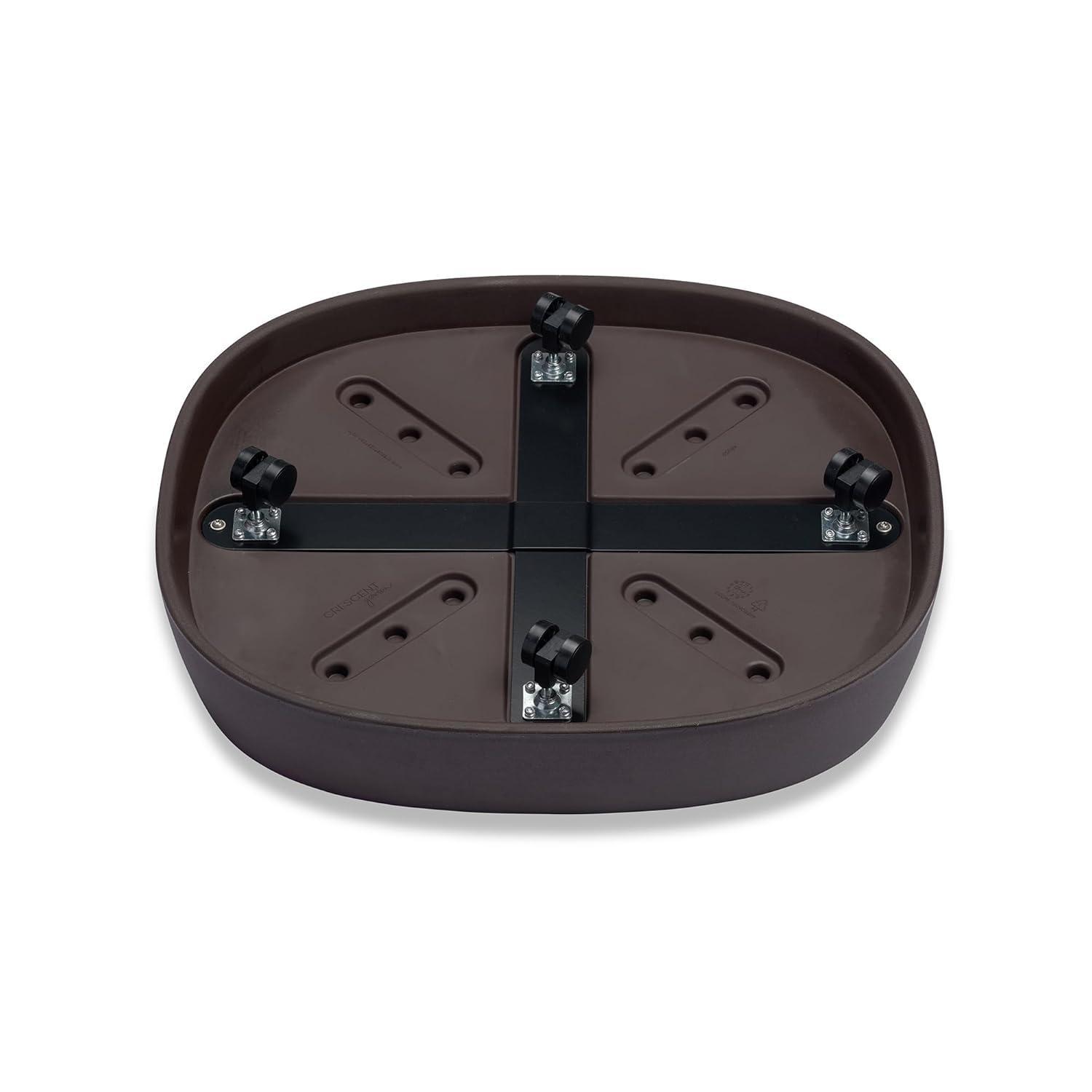 Crescent Garden Pebble Modern Durable Plant Caddy
