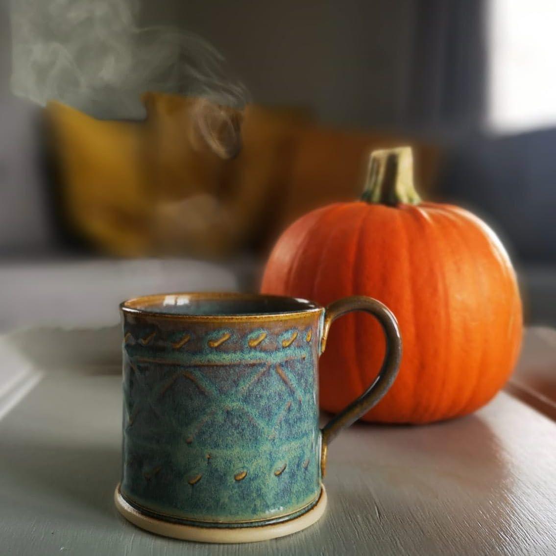 Ceramic Mug Tea Coffee Cups Stoneware Kithen Breakfast Item Housewarming Gift Kitchenware Present (Oilean Mug)