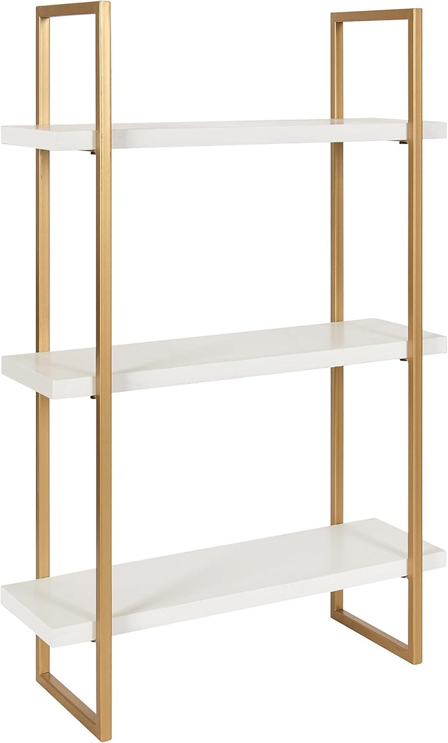 Kate and Laurel 3 Piece Solid Wood Tiered Shelf