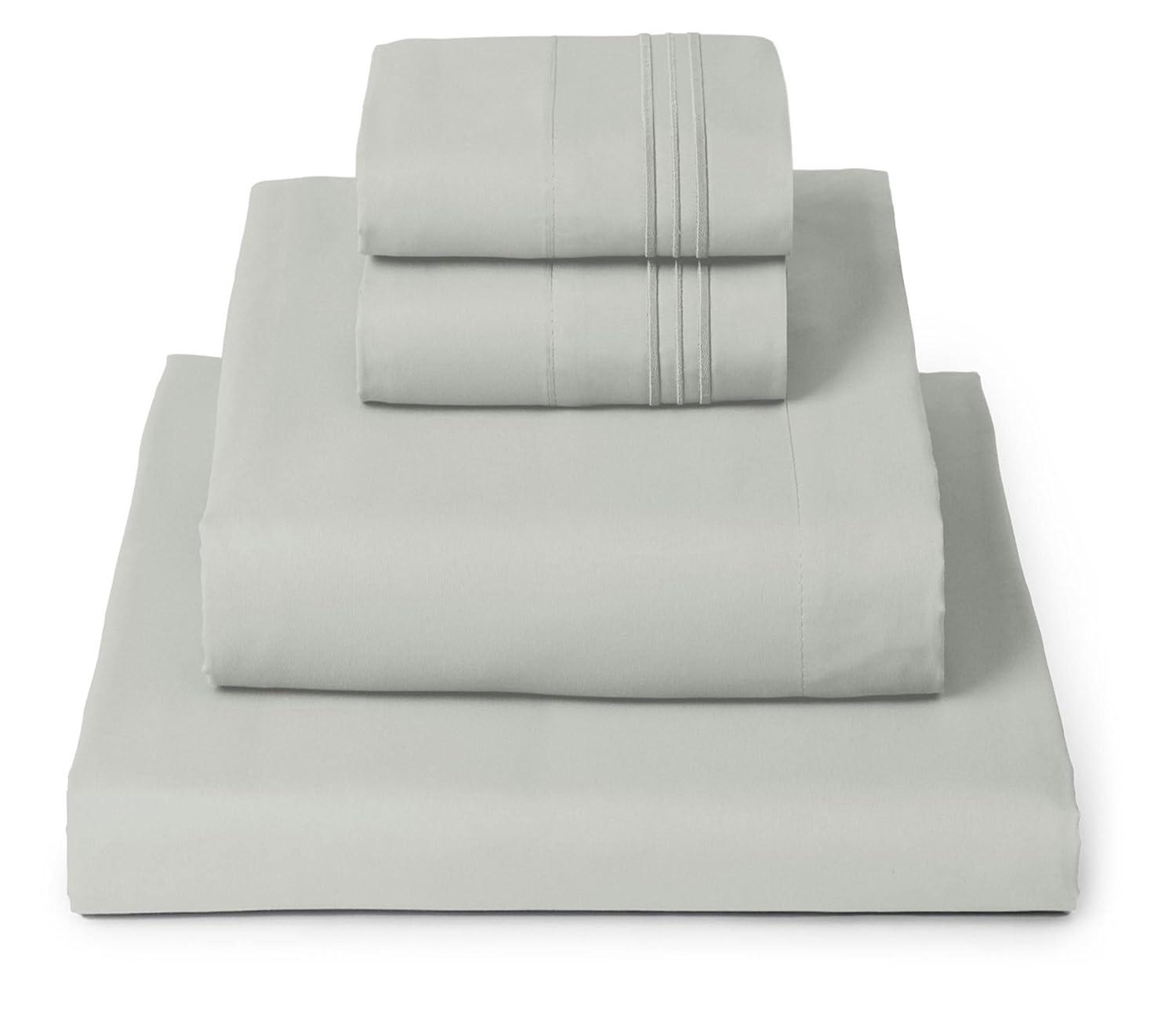 Mellanni Brushed Microfiber Sheet Set, Queen, Spa Mint, 4 Piece