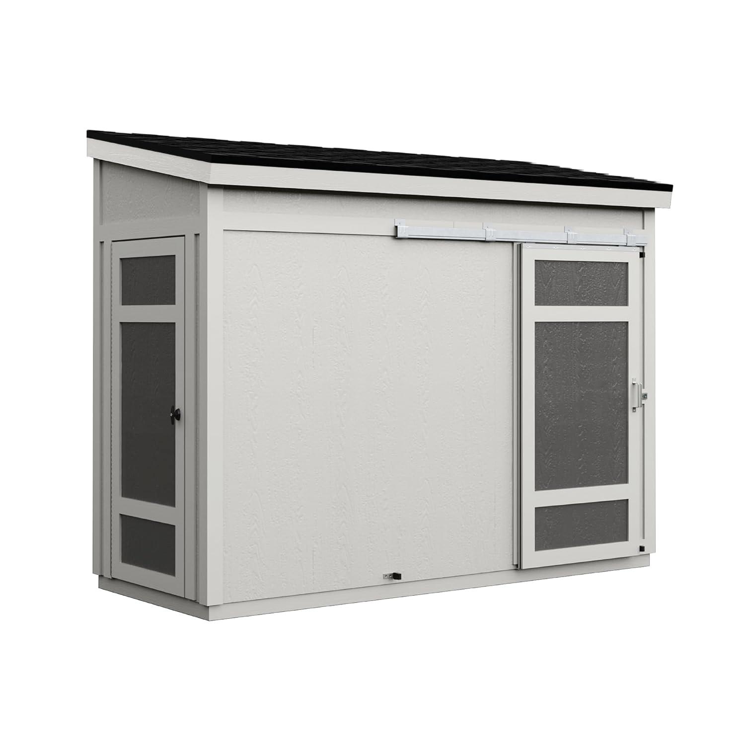Handy Home Cambria 10 ft. W x 4 ft. D Wood Lean-To Storage Shed