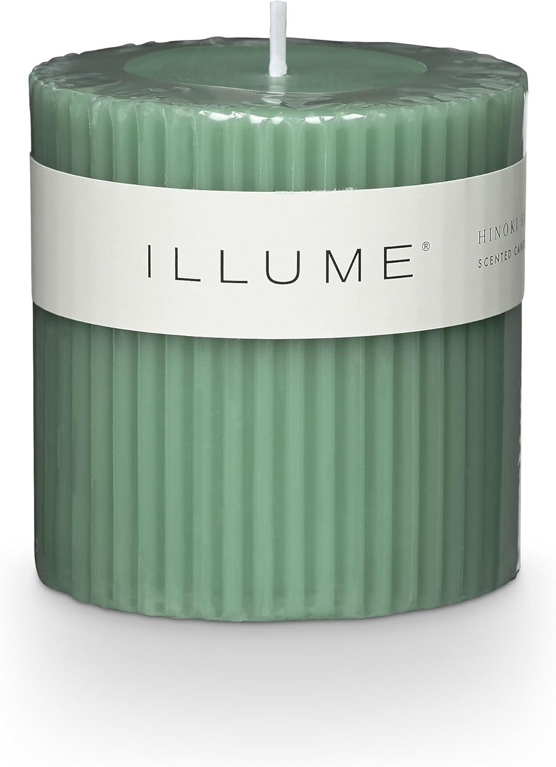 Selin Hinoki Sage Pillar Candle