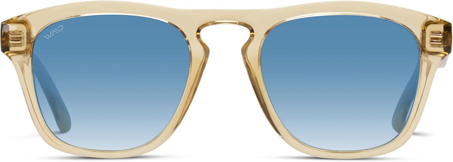 WMP Eyewear Rectangle Polarized Mens Sunglasses