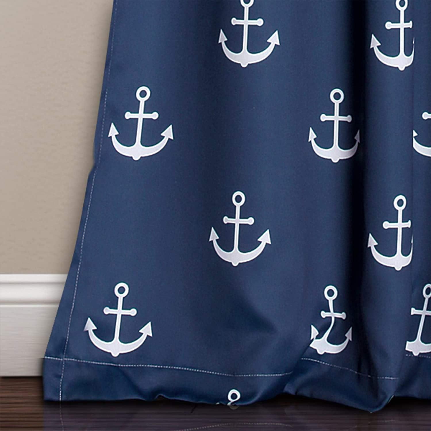 Anchor Polyester Room Darkening Curtain Pair (Set of 2)