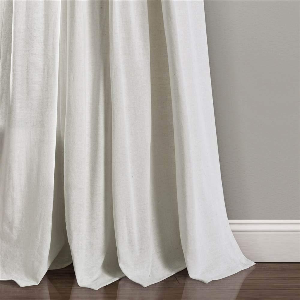 Lush Decor Beckham Window Semi-Sheer Rod Pocket Single Curtain Panel