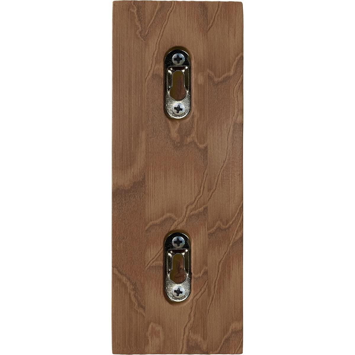 Ekena Millwork 3-in x 5.5-in x 8-in Unfinished Mahogany Wood Paintable/Stainable Corbel