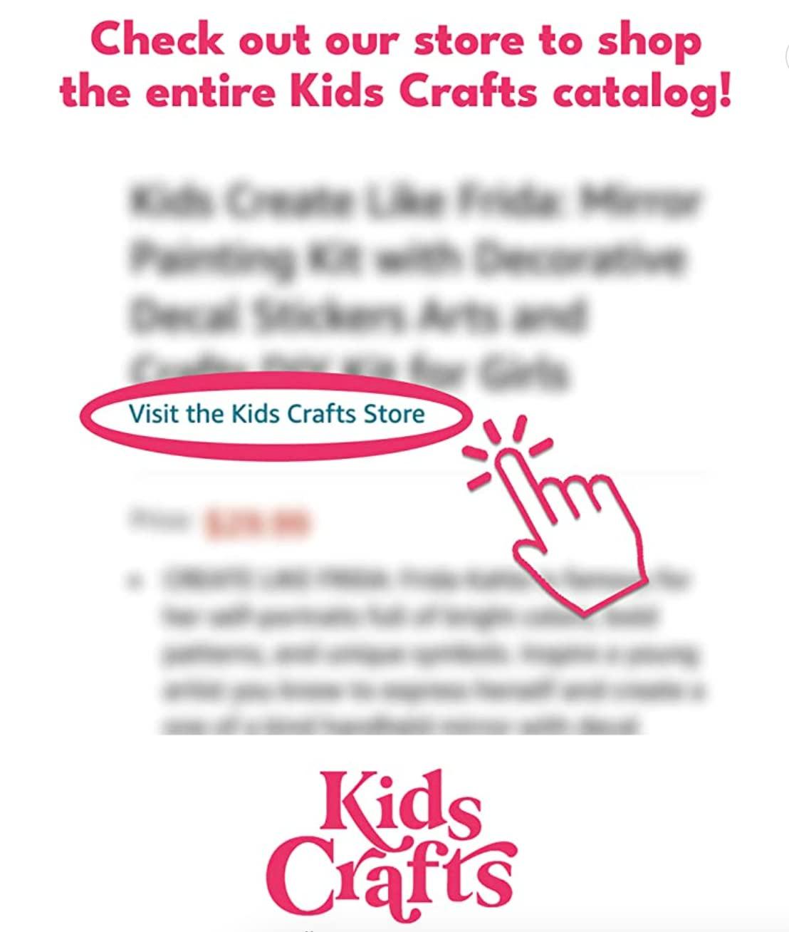 LeadHER: SOAR like Amelia Weaving Loom Craft Kit - Kids Crafts: DIY Art Kit for Kids, Includes Paint, Beads & Needle