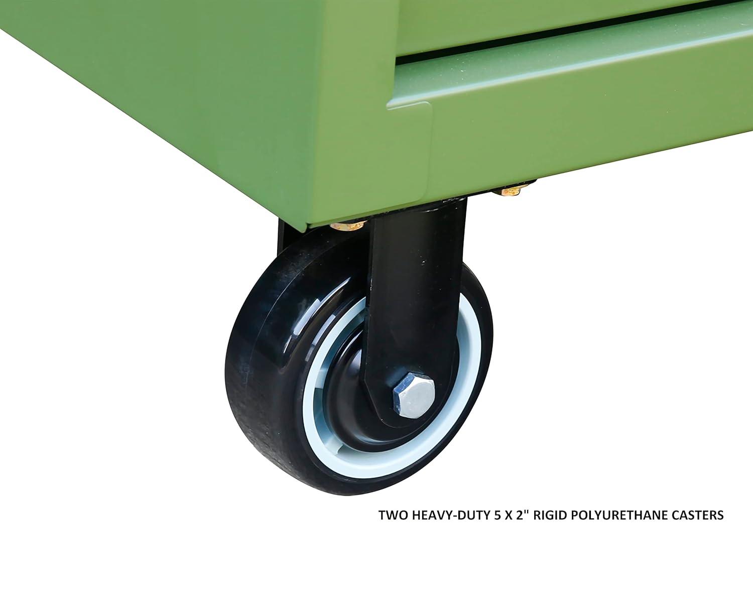 Viper Tool Storage 41.5'' W 6 -Drawer Steel Bottom Rollaway Chest with Wheels