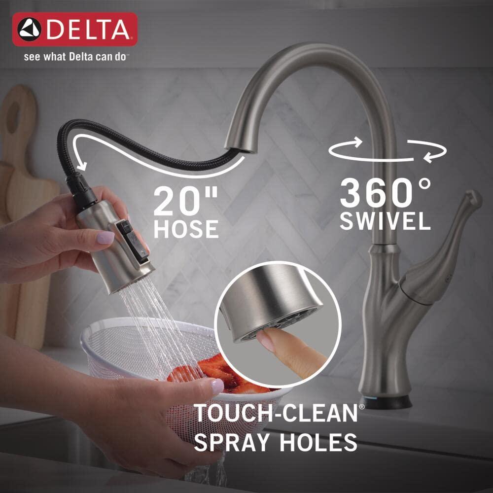 Ophelia Pull Down Sprayer Touch Kitchen Sink Faucet, Touch Control Kitchen Faucet