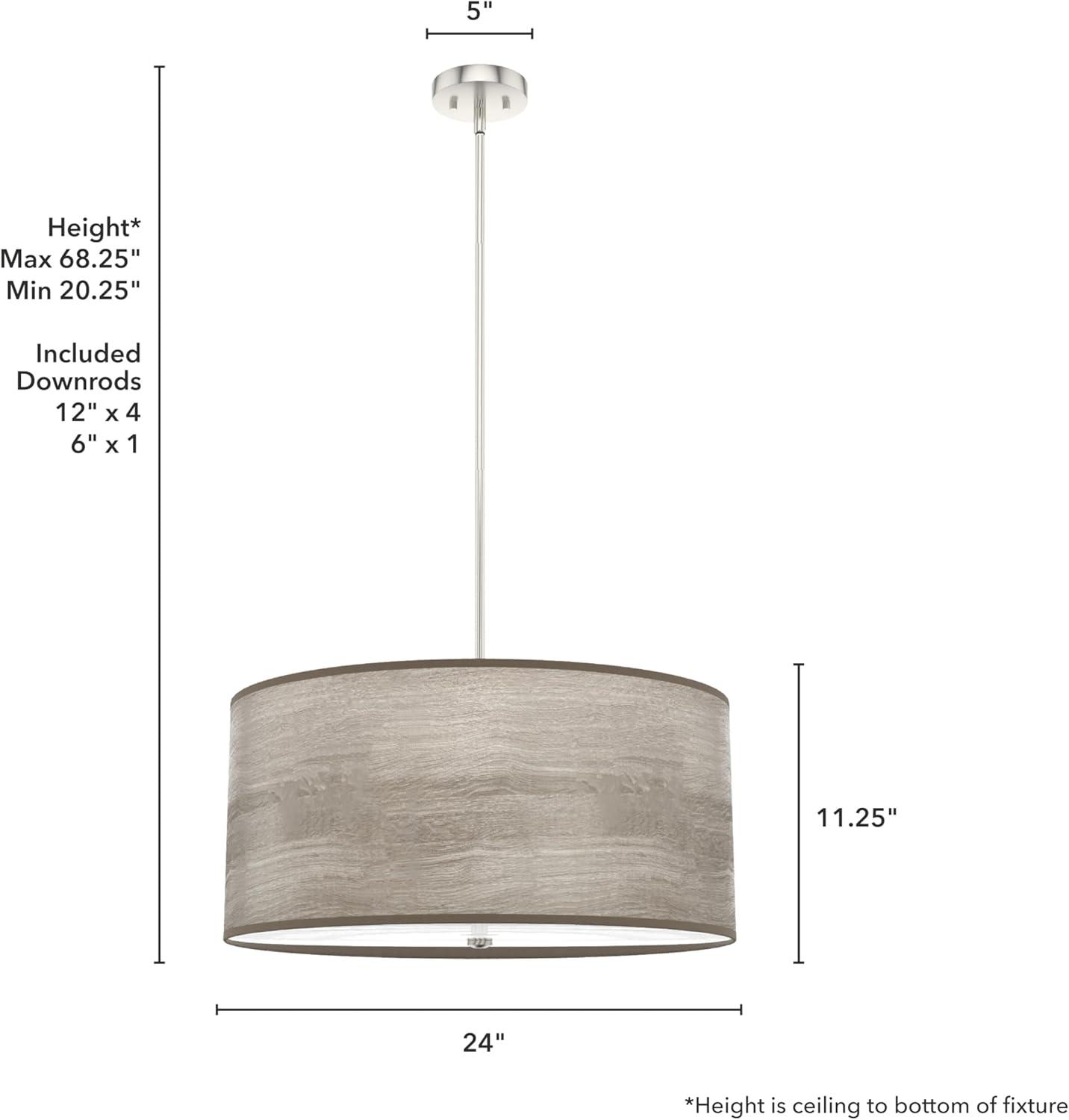 Solhaven 4 - Light Shaded Drum Pendant