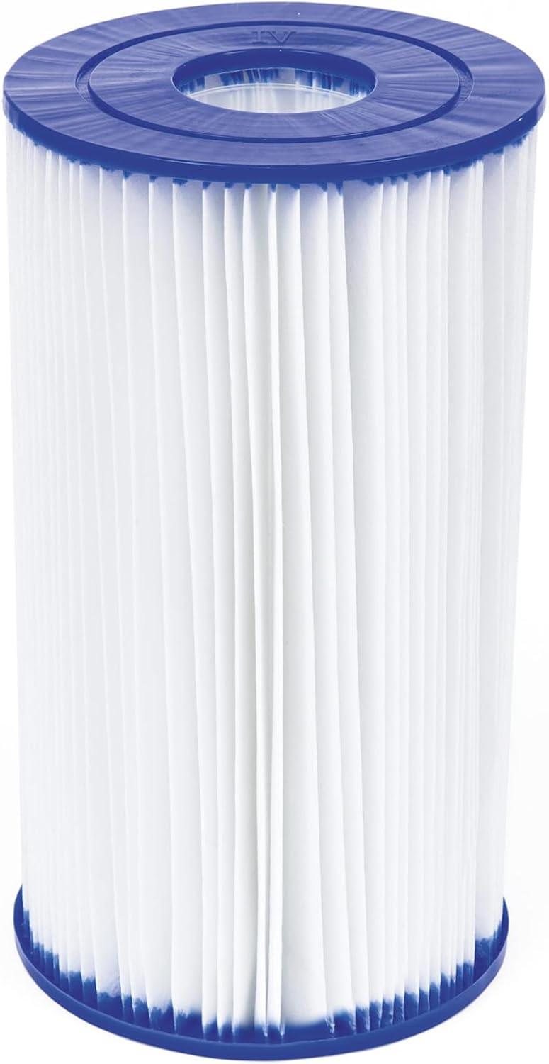 Bestway 58095E Swimming Pool Filter Pump Replacement Cartridge Type IV or Type B for 2,100 to 2,500 GPH Filter Pumps, Pack of 4