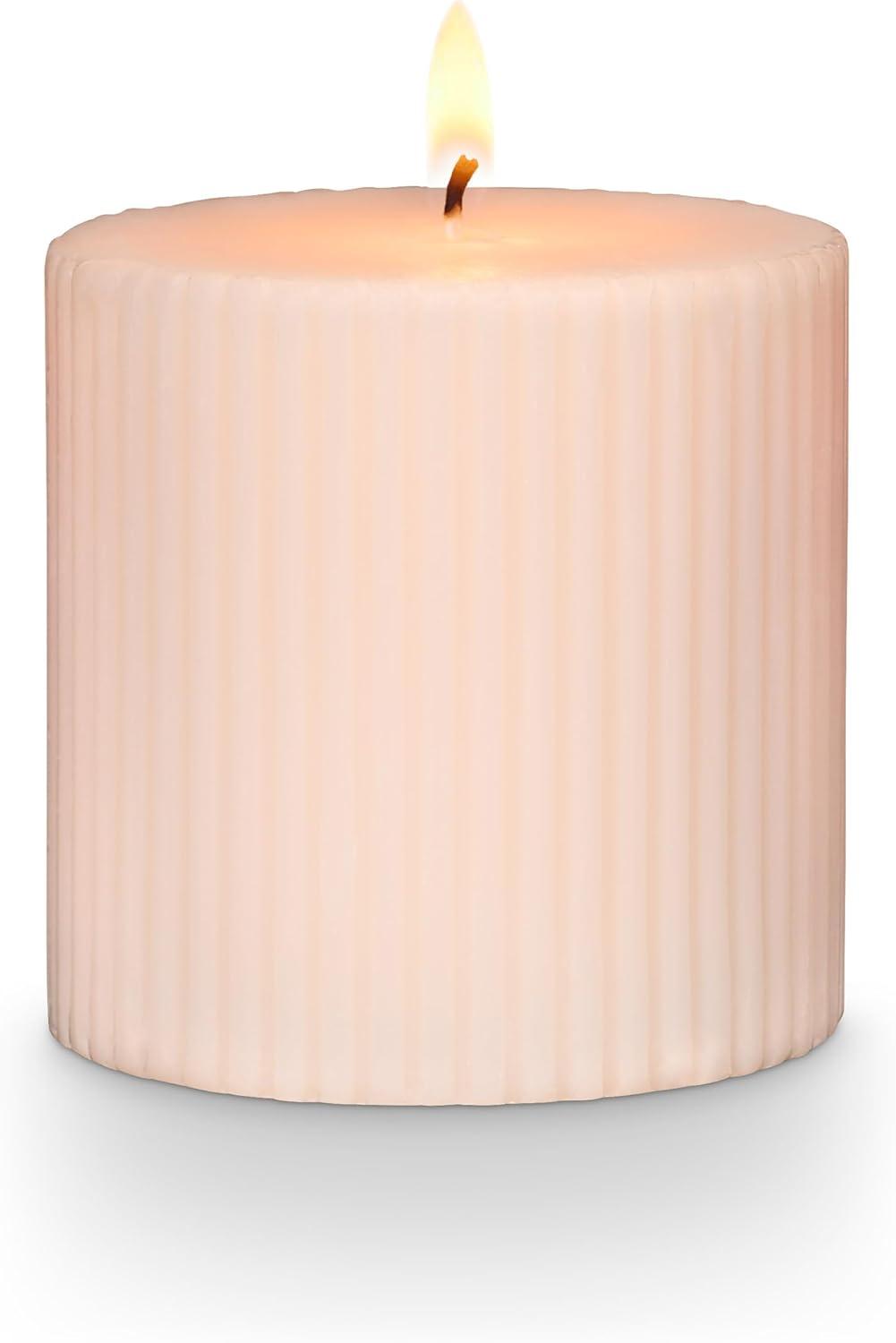 Selin Coconut Milk Mango Pillar Candle