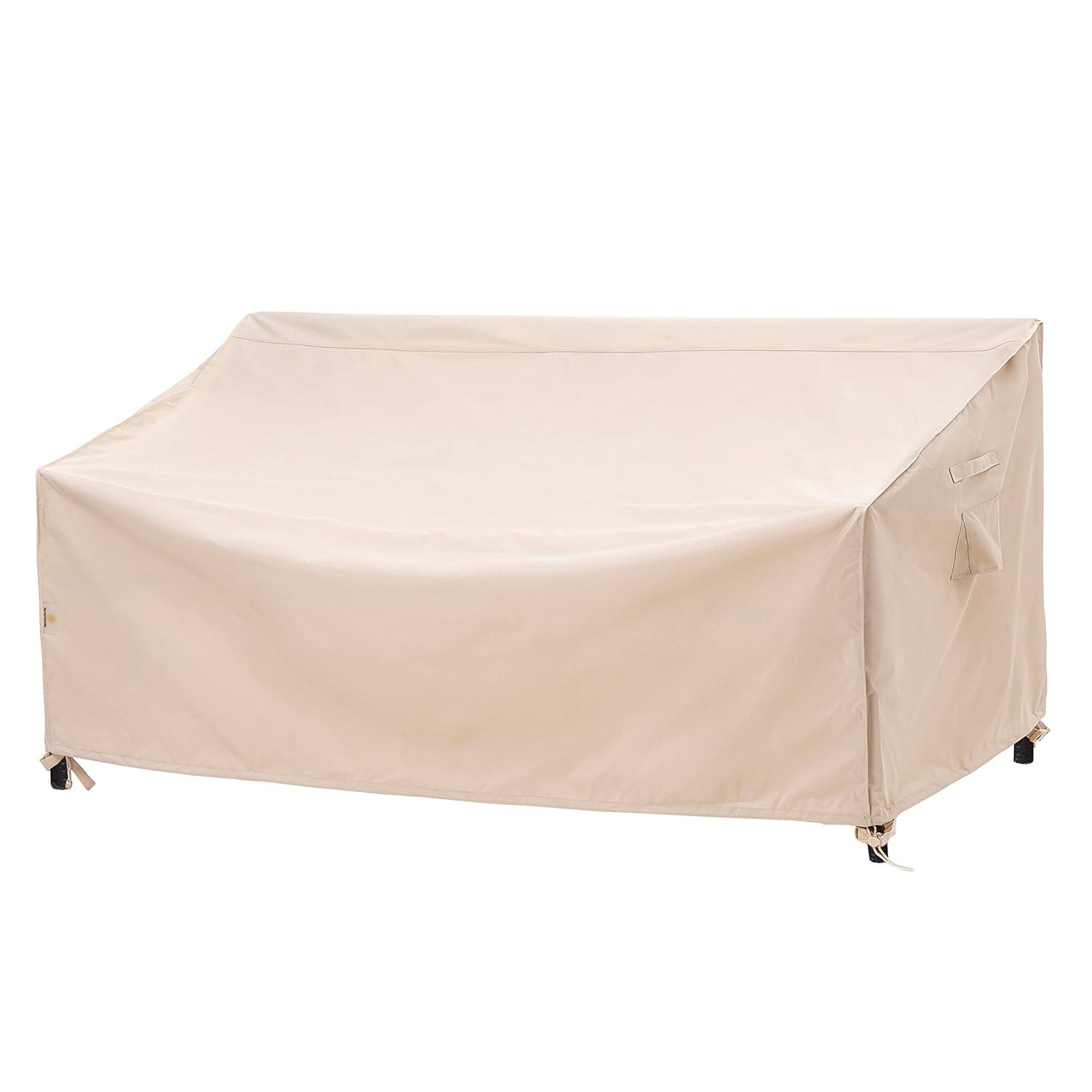 F&J Outdoors Premium Waterproof Outdoor Patio Sofa Cover: Latest Rip-Stop Fabric, 3-Year Warranty