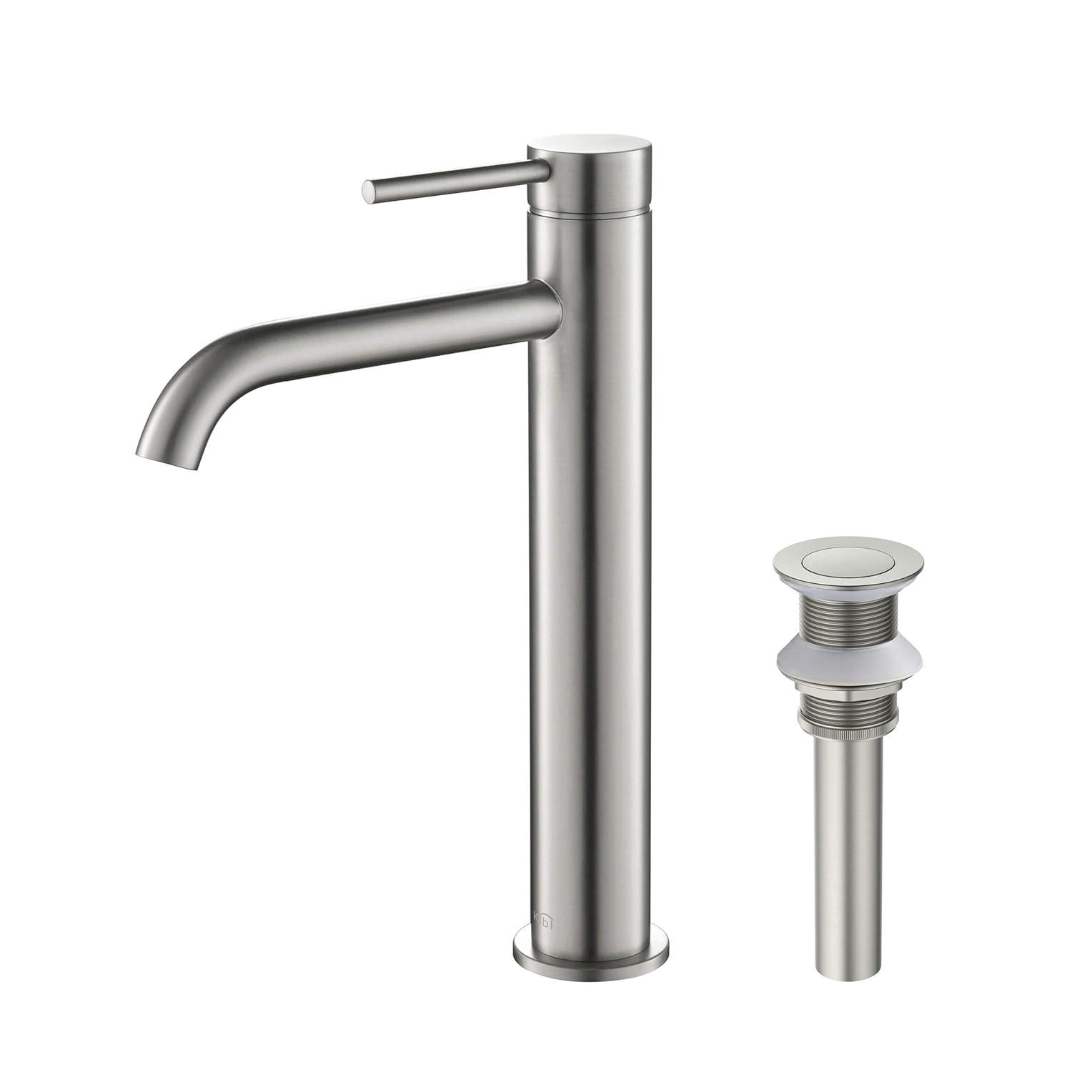 Circular Vessel Sink Faucet Single-handle Bathroom Faucet