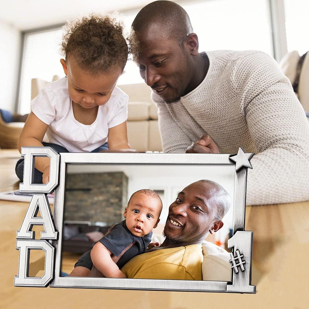 LASODY Dad Picture Frame-Dad gifts,Dad Gifts From Daughter,Dad Birthday Gifts 3x3 inch