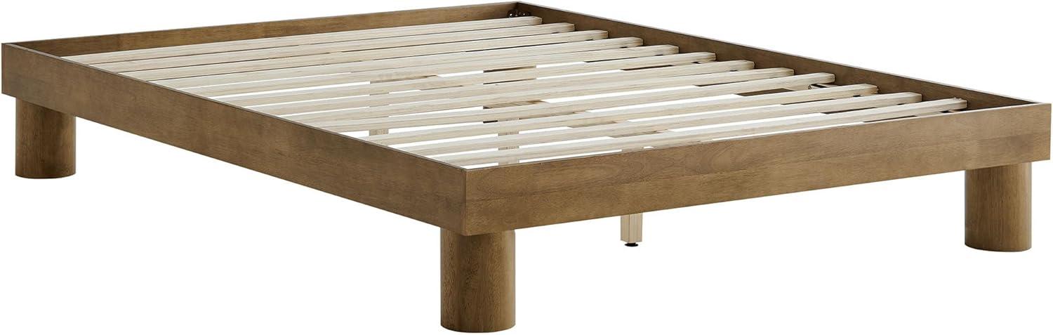 Modway Runa Wood Platform Bed In French Oak