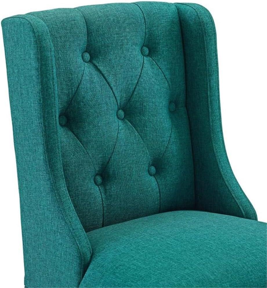 Modway Baronet Tufted Button Upholstered Fabric/Faux Leather Stool