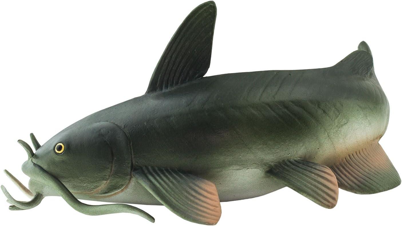 Safari Ltd. Catfish Figurine - Realistic 6" Fish Figure - Educational Toy for Boys, Girls, and Kids Ages 3+