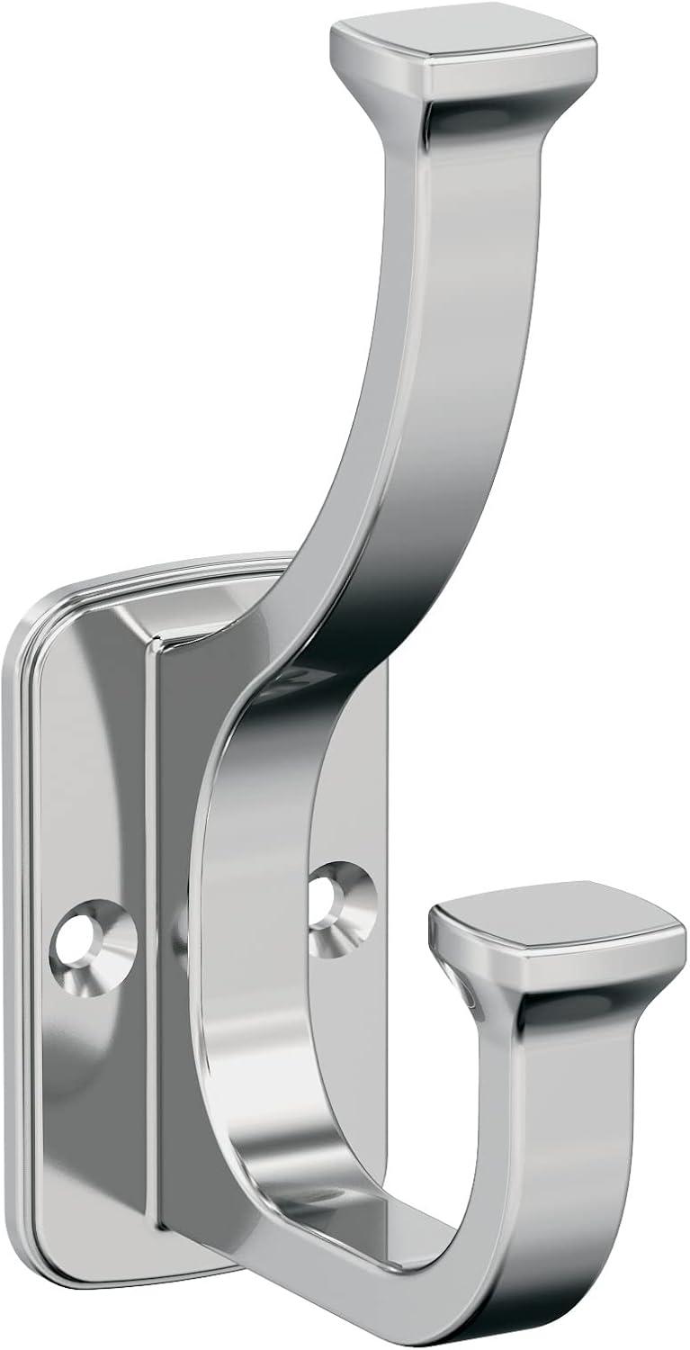 Amerock Alder Transitional Double Prong Decorative Wall Hook