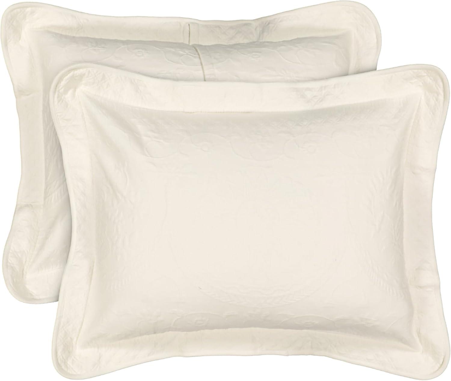 King Charles Matelasse Cotton Pillow Sham