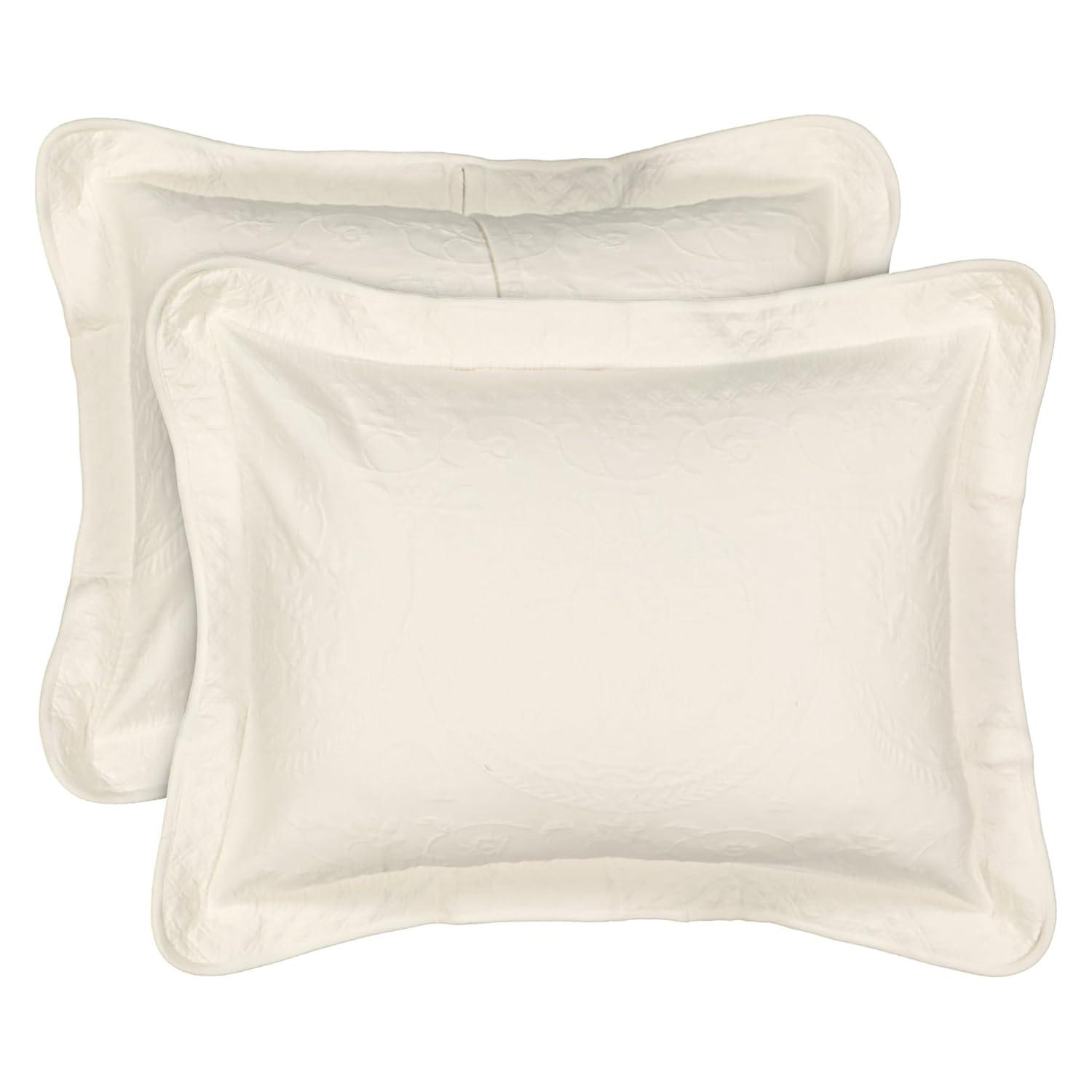 King Charles Matelasse Cotton Pillow Sham