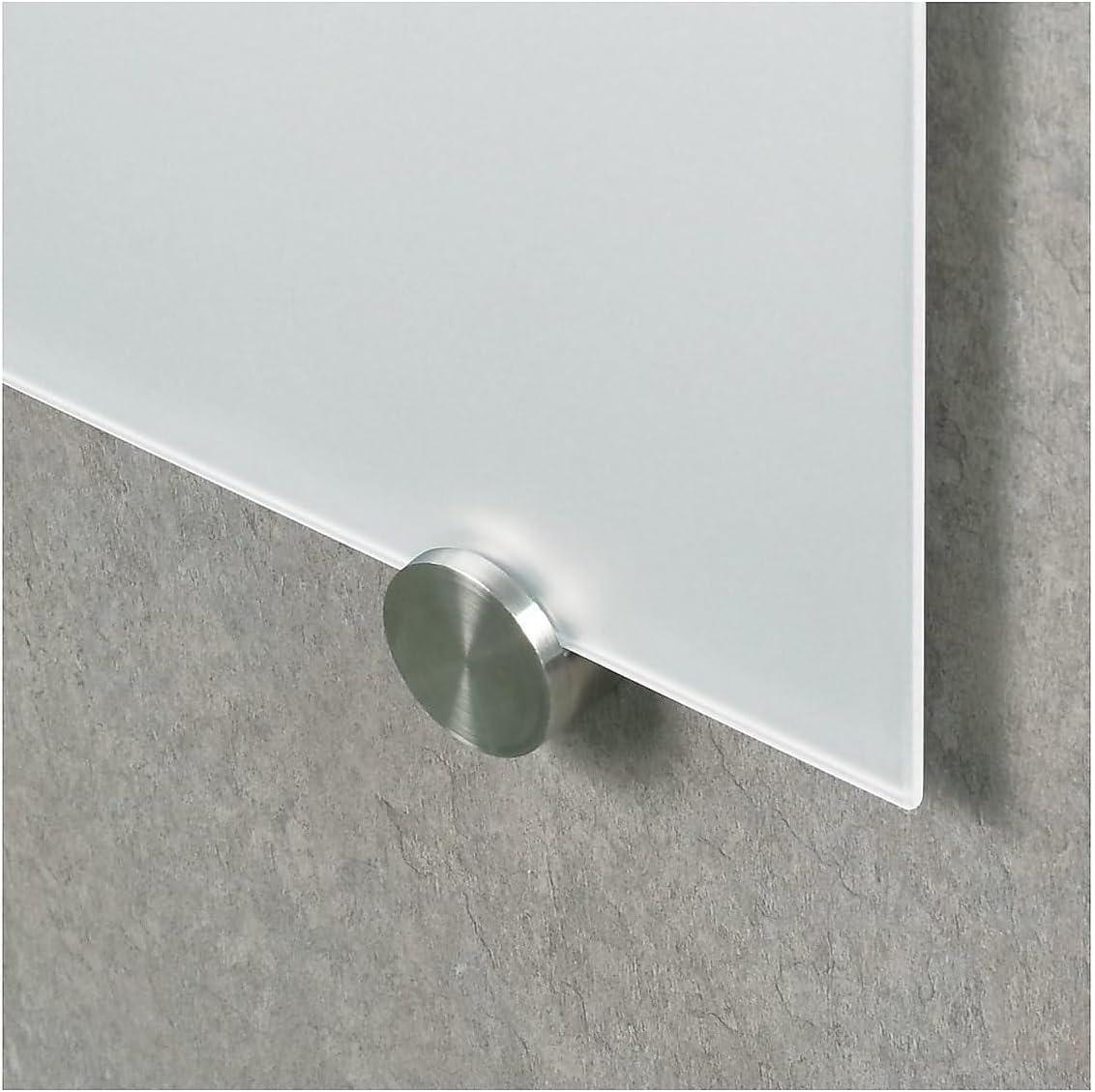 MooreCo Visionary Magnetic Wall Mounted Glass Dry Erase Board