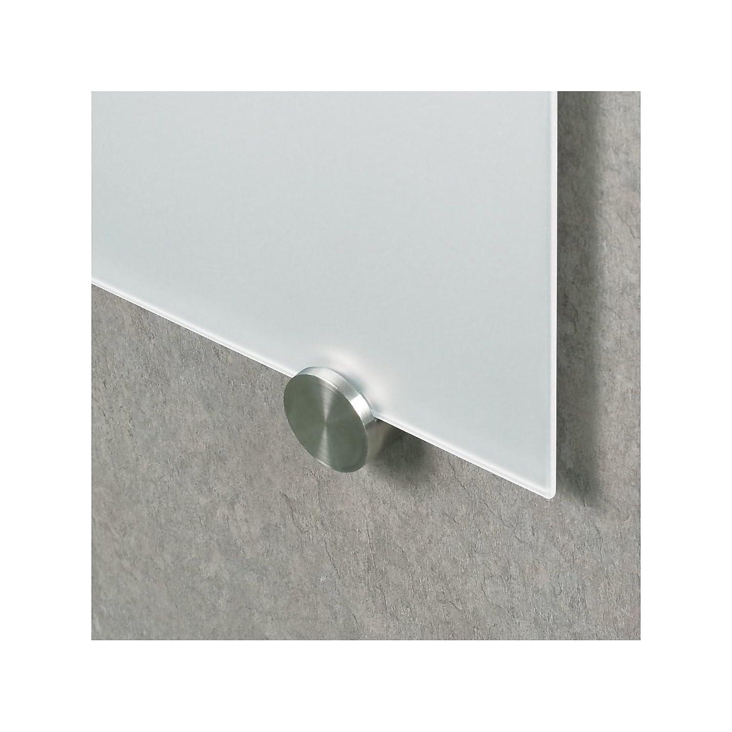 MooreCo Visionary Magnetic Wall Mounted Glass Dry Erase Board