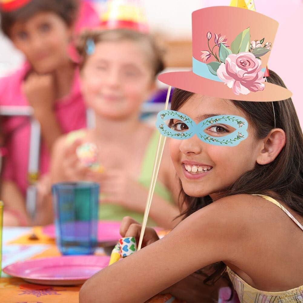 25Pcs Tea Party Photo Booth Props Kit DIY Teacup,Teapot Theme Selfie Props Garden Decorations Tea Party Decor for Girl Women Birthday Home Decor