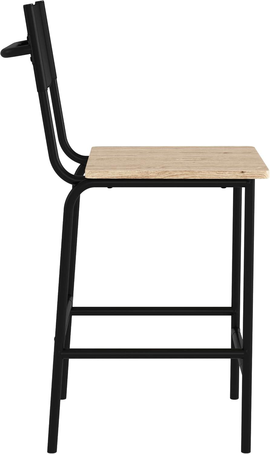 Counter Stool with Metal Frame