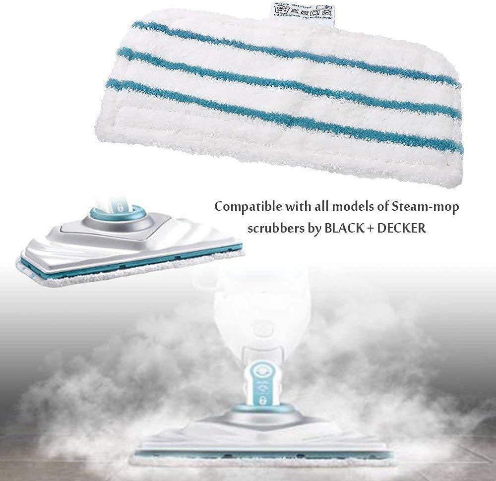 Guckmall Fiber Steam Mop Pads for All Steam Mops (5 Pack)