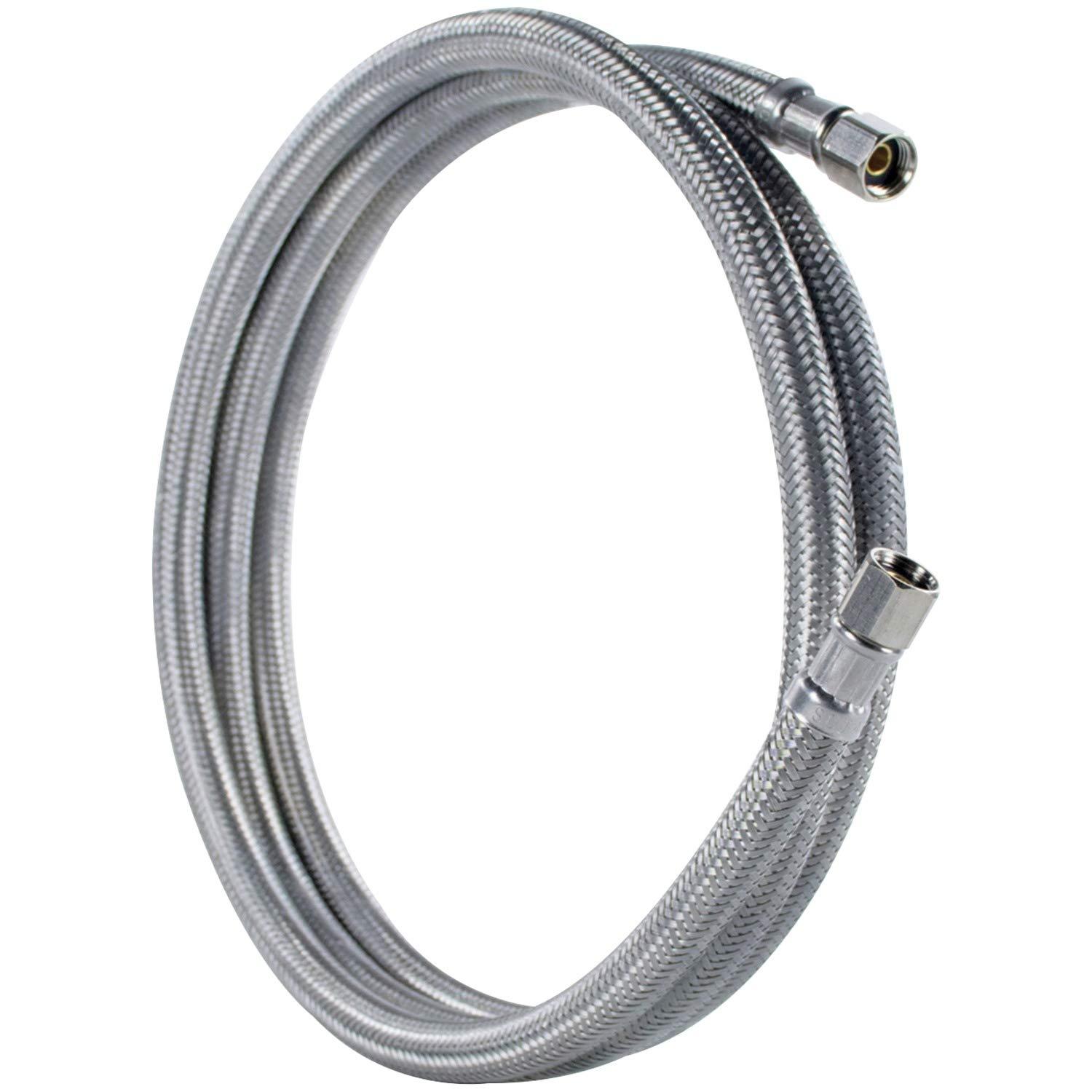 Certified Appliance Accessories IM48SS Braided Stainless Steel Ice Maker Connector, 4Ft