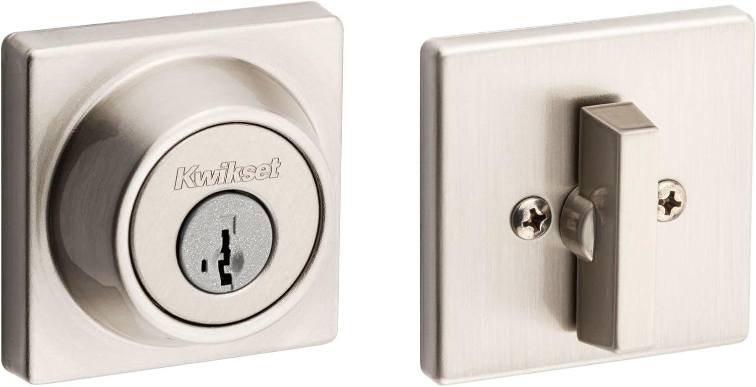 660 SQT 15 SMT RCAL RCS K3 Contemporary 1-Cyl Deadbolt - Satin Nickel
