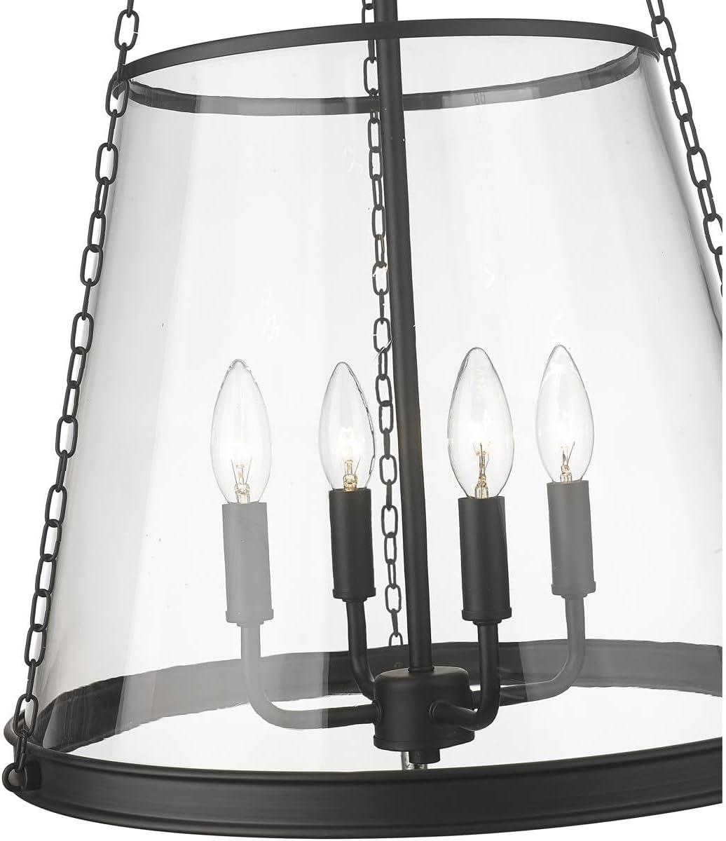 Z-Lite Prescott 4 - Light Pendant in  Matte Black