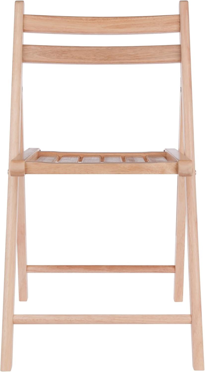 Robin 4-PC Folding Chair Set - Parent,Natural Finish, Set of 4, Wood