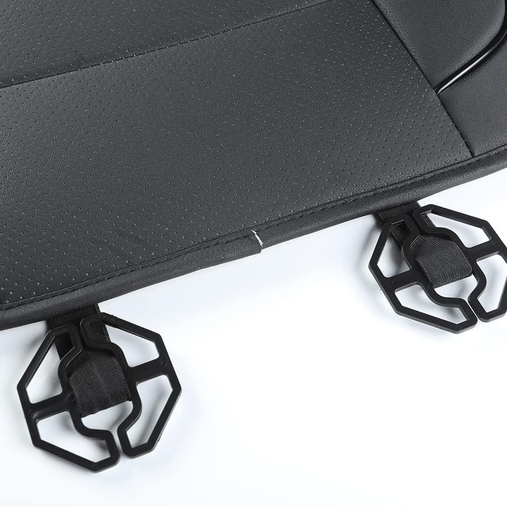 Ultra-Luxury PU Leather Car Seat Protection Cover Car Seat Cover for Most Four-Door Sedan&SUV,Single Seat Cover Without Backrest 1PCS (W 20.8× D 21× T 0.2inch) (3D-Beige)