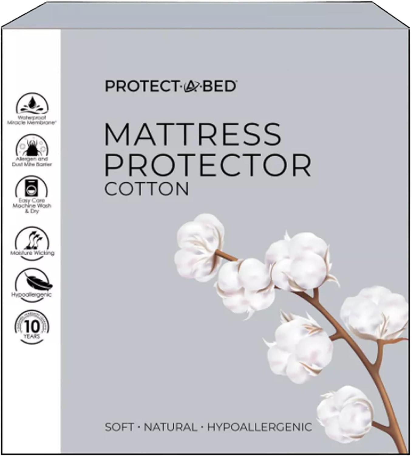 Waterproof Fitted Mattress Protector Mattress Protector Case Pack