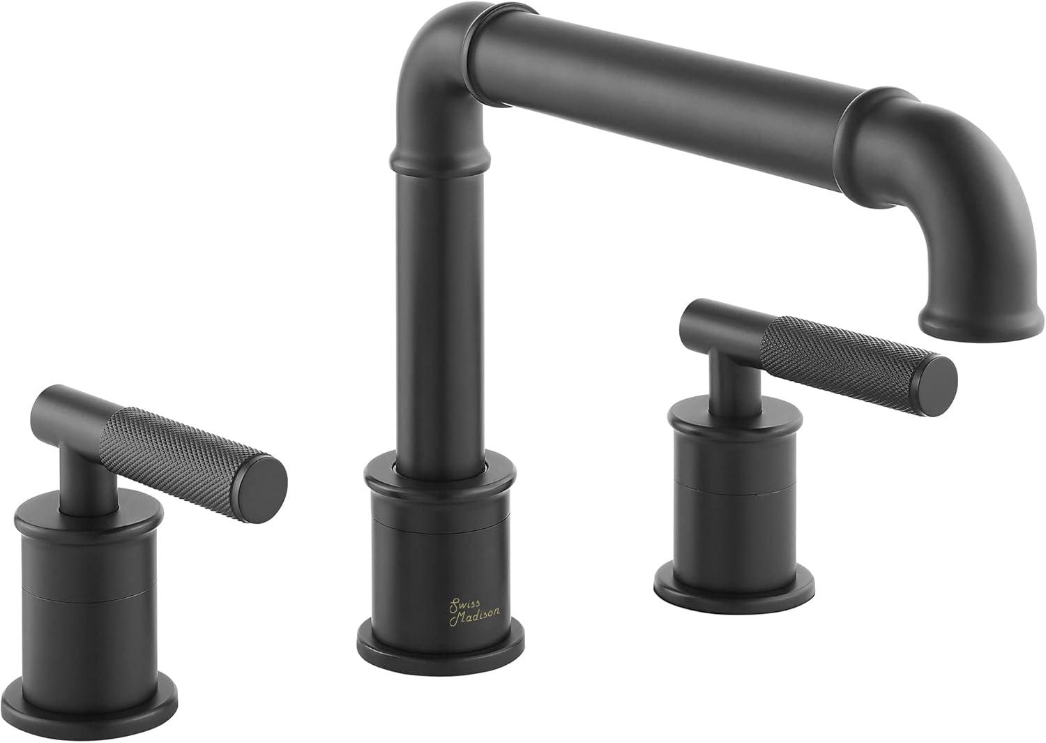 Avallon 8 in. Widespread, Sleek Handle, Bathroom Faucet