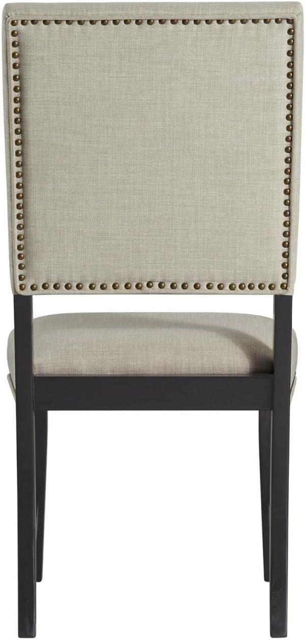 Laudine Solid Wood Side Chair in Taupe