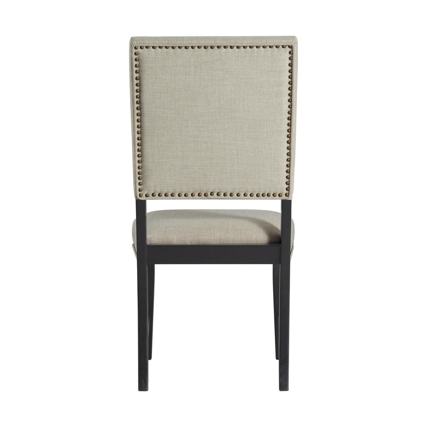 Laudine Solid Wood Side Chair in Taupe